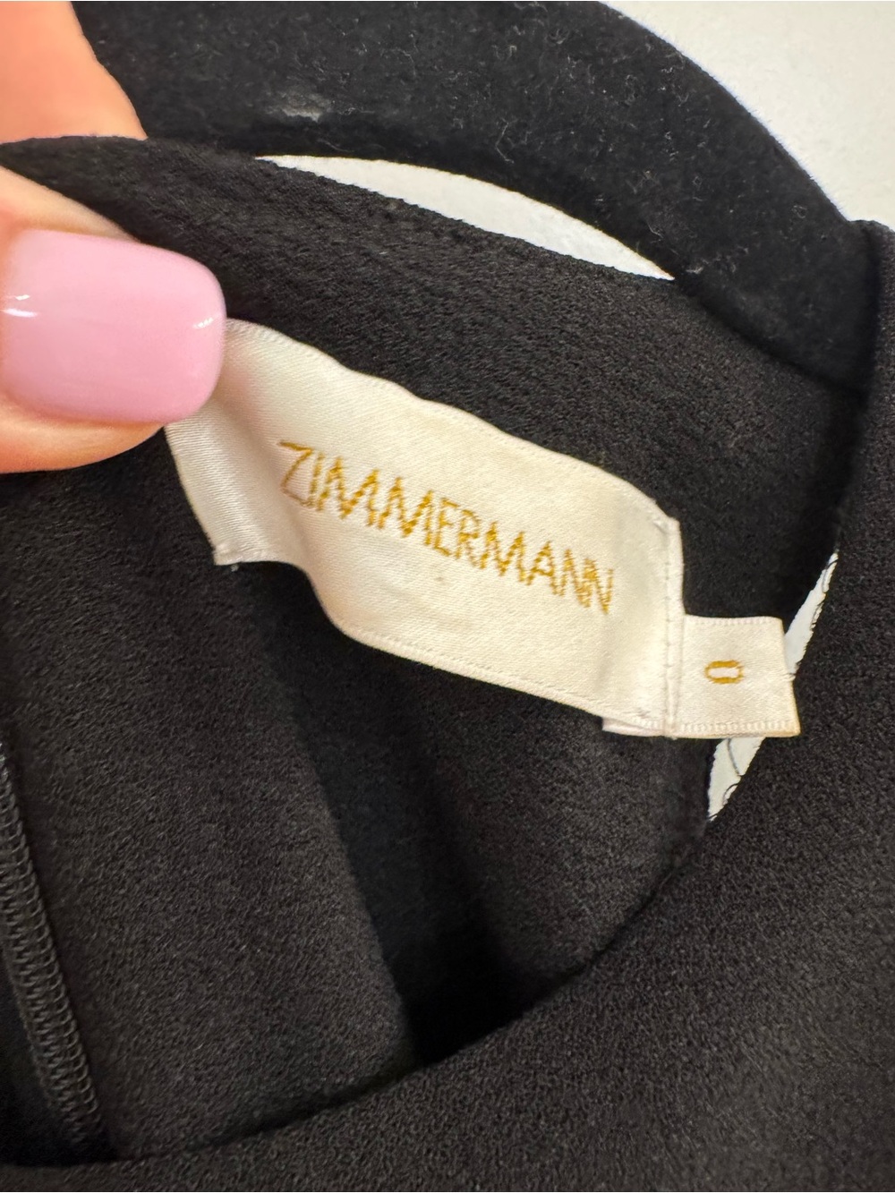 Zimmermann Black Sleeveless Side-Tie Wide-Leg Jumpsuit - Picture 7 of 7